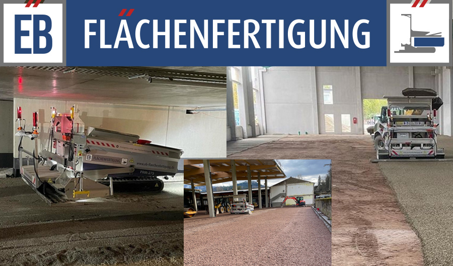 Flächenfertigung - Planum & Feinplanum & Splittplanie